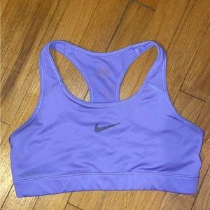 purple nike bra